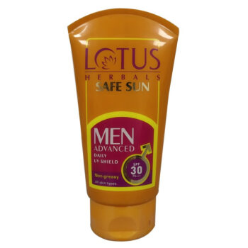 Safe Sun Men Advanced Spf 30 (100Gm) - Lotus