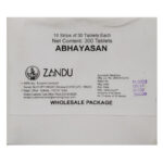 Abhayasan Tablet (30Tabs) - Zandu Pharma