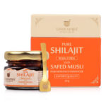 Pure Shilajit Resin Form With Safed Musli (20Gm) - Upkarma